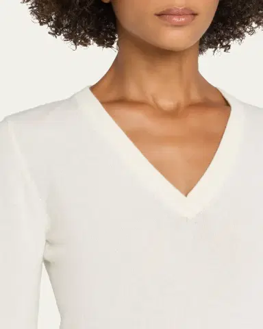 Brunello Cucinelli V-Neck Cashmere Sweater | Thumbnail 9 Brunello Cucinelli V-Neck Cashmere Sweater | Thumbnail 9