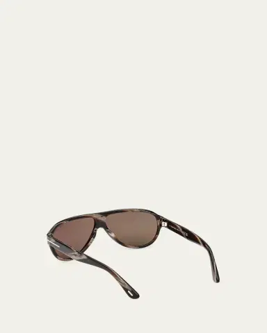 TOM FORD Men's Samuele Acetate Aviator Sunglasses | Thumbnail 4 TOM FORD Men's Samuele Acetate Aviator Sunglasses | Thumbnail 4