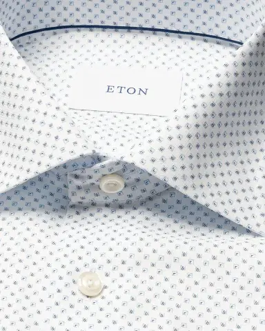 Eton Men's Signature Twill Micro-Print Dress Shirt | Thumbnail 6 Eton Men's Signature Twill Micro-Print Dress Shirt | Thumbnail 6