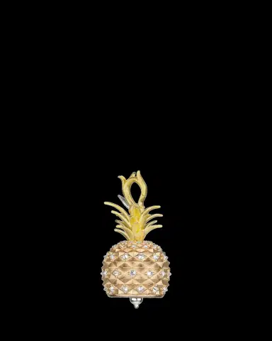 Paul Morelli 18K Two-Tone Gold Diamond Pineapple Meditation Bell, 0.85tcw | Thumbnail 2 Paul Morelli 18K Two-Tone Gold Diamond Pineapple Meditation Bell, 0.85tcw | Thumbnail 2