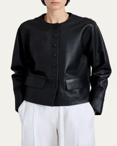 Proenza Schouler White Label Robin Leather Jacket | Thumbnail 4 Proenza Schouler White Label Robin Leather Jacket | Thumbnail 4