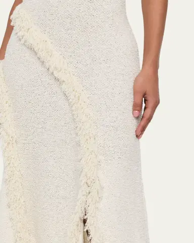 Proenza Schouler Nilo Textured Wool Long Sleeveless Dress | Thumbnail 5 Proenza Schouler Nilo Textured Wool Long Sleeveless Dress | Thumbnail 5