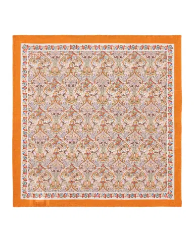 Eton Men's Floral Linen Pocket Square | Thumbnail 3 Eton Men's Floral Linen Pocket Square | Thumbnail 3