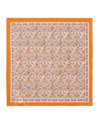 Eton Men's Floral Linen Pocket Square | Thumbnail 1 Eton Men's Floral Linen Pocket Square | Thumbnail 1