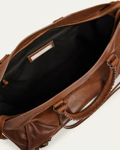 Balenciaga Men's Large Le City Leather Shoulder Bag | Thumbnail 3 Balenciaga Men's Large Le City Leather Shoulder Bag | Thumbnail 3