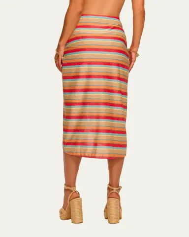 Ramy Brook Xana Glitter Stripe Coverup Skirt | Thumbnail 3 Ramy Brook Xana Glitter Stripe Coverup Skirt | Thumbnail 3