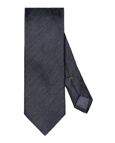 Eton Men's Woven Linen and Silk Tie | Thumbnail 1 Eton Men's Woven Linen and Silk Tie | Thumbnail 1