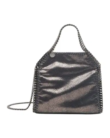 Stella McCartney Falabella Mini Metallic Vegan Leather Tote Bag | Thumbnail 1 Stella McCartney Falabella Mini Metallic Vegan Leather Tote Bag | Thumbnail 1