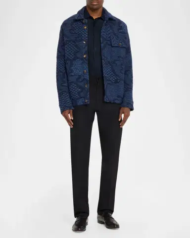 Etro Men 's Roma Knitted Overshirt | Thumbnail 2 Etro Men 's Roma Knitted Overshirt | Thumbnail 2
