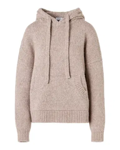 Akris punto Fluffy Alpaca-Wool Knit Hoodie | Thumbnail 1 Akris punto Fluffy Alpaca-Wool Knit Hoodie | Thumbnail 1