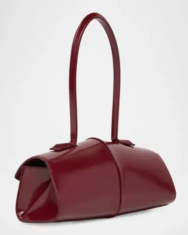 Jil Sander Linea Leather Shoulder Bag | Thumbnail 3 Jil Sander Linea Leather Shoulder Bag | Thumbnail 3