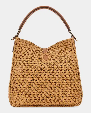 Tod 's T Timeless Mini Raffia Bucket Bag | Thumbnail 2 Tod 's T Timeless Mini Raffia Bucket Bag | Thumbnail 2