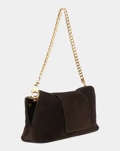 Versace Medusa Suede Clutch | Thumbnail 2 Versace Medusa Suede Clutch | Thumbnail 2
