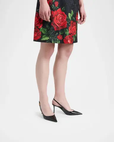 Dolce & Gabbana 5mm DG Vernice Patent Leather Slingback Pumps | Thumbnail 2 Dolce & Gabbana 5mm DG Vernice Patent Leather Slingback Pumps | Thumbnail 2
