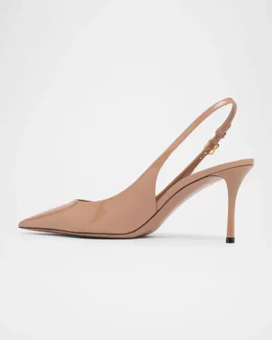 Dolce & Gabbana 75mm DG Vernice Patent Leather Slingback Pumps | Thumbnail 4 Dolce & Gabbana 75mm DG Vernice Patent Leather Slingback Pumps | Thumbnail 4