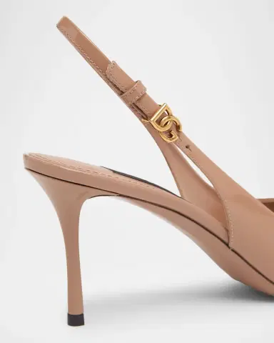 Dolce & Gabbana 75mm DG Vernice Patent Leather Slingback Pumps | Thumbnail 5 Dolce & Gabbana 75mm DG Vernice Patent Leather Slingback Pumps | Thumbnail 5