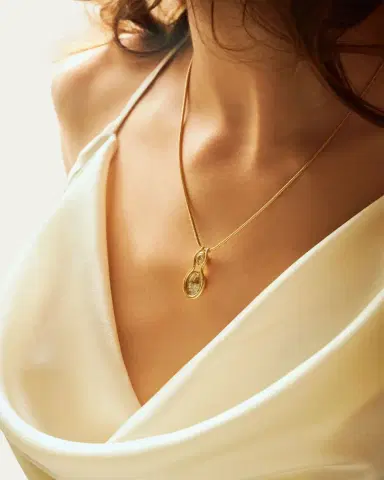 MORITZ GLIK 18K Yellow Gold Kaleidoscope Shaker Rastro Necklace with Diamonds | Thumbnail 2 MORITZ GLIK 18K Yellow Gold Kaleidoscope Shaker Rastro Necklace with Diamonds | Thumbnail 2