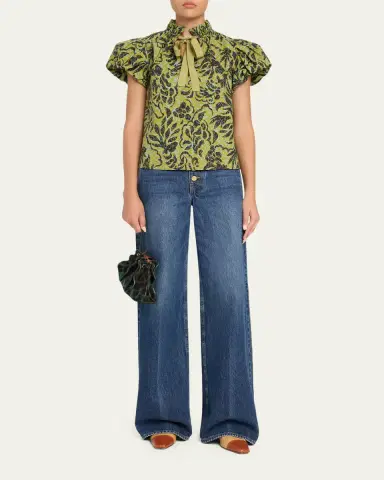 Ulla Johnson Estela Batik Floral Blouse | Thumbnail 2 Ulla Johnson Estela Batik Floral Blouse | Thumbnail 2