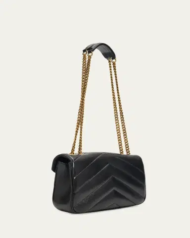 Saint Laurent Loulou YSL Quilted Leather Shoulder Bag | Thumbnail 3 Saint Laurent Loulou YSL Quilted Leather Shoulder Bag | Thumbnail 3