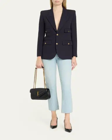 Saint Laurent Loulou YSL Quilted Leather Shoulder Bag | Thumbnail 5 Saint Laurent Loulou YSL Quilted Leather Shoulder Bag | Thumbnail 5