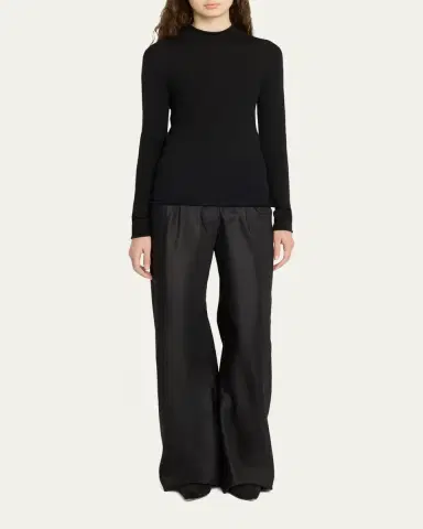 The Row Phaed Cashmere Mock-Neck Sweater | Thumbnail 2 The Row Phaed Cashmere Mock-Neck Sweater | Thumbnail 2