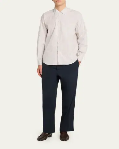 The Row Men's Pascale Stretch Poplin Pants | Thumbnail 2 The Row Men's Pascale Stretch Poplin Pants | Thumbnail 2