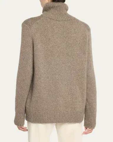 The Row Plira Cashmere Turtleneck Sweater | Thumbnail 3 The Row Plira Cashmere Turtleneck Sweater | Thumbnail 3