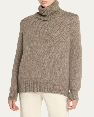 The Row Plira Cashmere Turtleneck Sweater | Thumbnail 4 The Row Plira Cashmere Turtleneck Sweater | Thumbnail 4