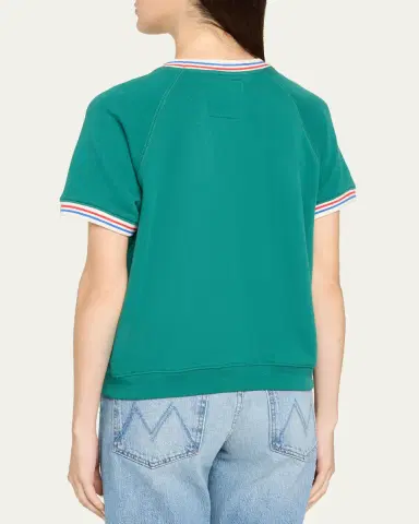 Mother The Short-Sleeve Sport Concert Sweatshirt | Thumbnail 3 Mother The Short-Sleeve Sport Concert Sweatshirt | Thumbnail 3