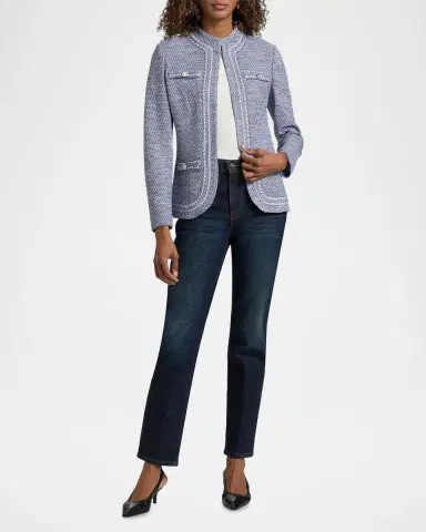 Misook Mélange Tweed Knit Jacket | Thumbnail 2 Misook Mélange Tweed Knit Jacket | Thumbnail 2