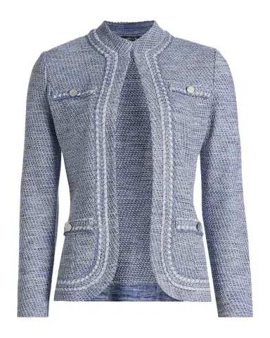 Misook Mélange Tweed Knit Jacket | Thumbnail 1 Misook Mélange Tweed Knit Jacket | Thumbnail 1
