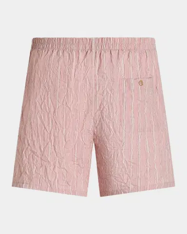 Dolce & Gabbana Men's Striped Crinkled Boxer Shorts | Thumbnail 2 Dolce & Gabbana Men's Striped Crinkled Boxer Shorts | Thumbnail 2