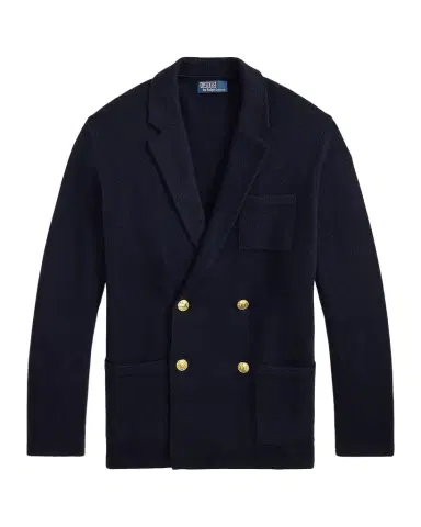 Polo Ralph Lauren Men's Aviator Cashmere Double-Breasted Blazer | Thumbnail 1 Polo Ralph Lauren Men's Aviator Cashmere Double-Breasted Blazer | Thumbnail 1