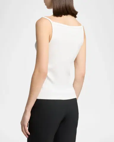 Courreges 90s Rib Strap Tank Top | Thumbnail 3 Courreges 90s Rib Strap Tank Top | Thumbnail 3