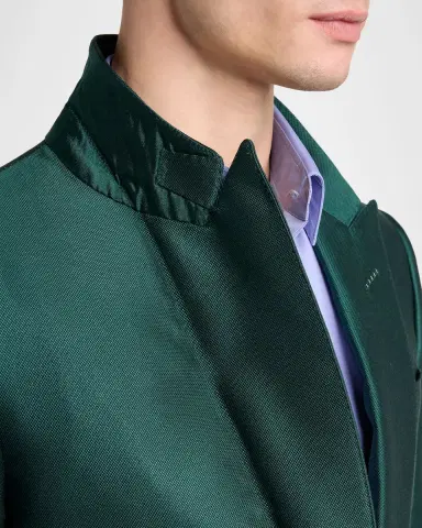 Tom Ford Men's Wool Peak Lapel Modern Fit Single-Breasted Sport Coat | Thumbnail 7 Tom Ford Men's Wool Peak Lapel Modern Fit Single-Breasted Sport Coat | Thumbnail 7