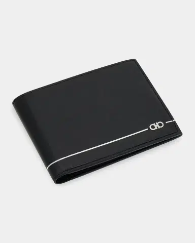 Ferragamo Men's Micro Gancini Leather Wallet | Thumbnail 2 Ferragamo Men's Micro Gancini Leather Wallet | Thumbnail 2