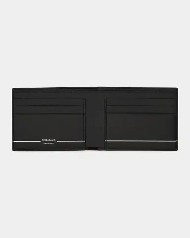 Ferragamo Men's Micro Gancini Leather Wallet | Thumbnail 4 Ferragamo Men's Micro Gancini Leather Wallet | Thumbnail 4