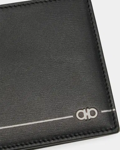 Ferragamo Men's Micro Gancini Leather Wallet | Thumbnail 5 Ferragamo Men's Micro Gancini Leather Wallet | Thumbnail 5
