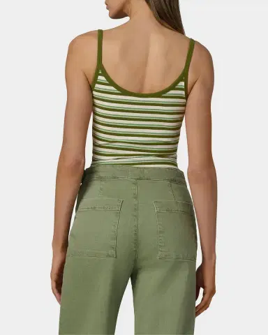 Joe 's Jeans Striped Cotton-Blend Cami | Thumbnail 3 Joe 's Jeans Striped Cotton-Blend Cami | Thumbnail 3