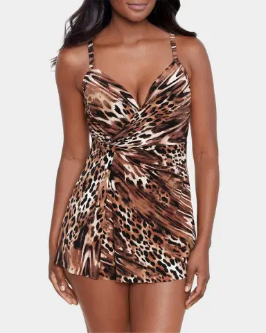 Miraclesuit Ocicat Adora Swim Dress | Thumbnail 3 Miraclesuit Ocicat Adora Swim Dress | Thumbnail 3