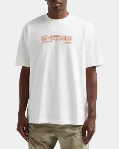 G-Star Two Way Logo Crewneck T-Shirt | Thumbnail 4 G-Star Two Way Logo Crewneck T-Shirt | Thumbnail 4