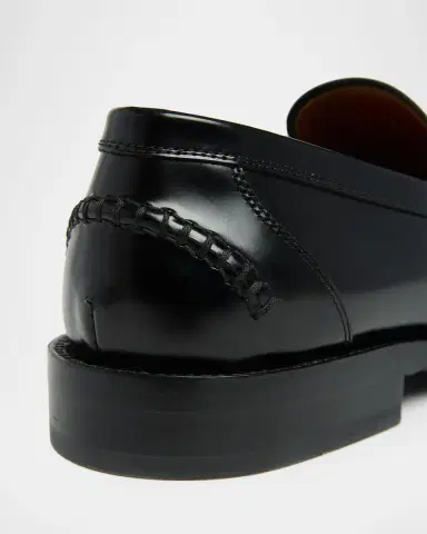 Dolce & Gabbana Men 's Corsaro Logo Plaque Leather Penny Loafers | Thumbnail 5 Dolce & Gabbana Men 's Corsaro Logo Plaque Leather Penny Loafers | Thumbnail 5