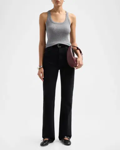 rag & bone The Essential Rib Wide String Tank | Thumbnail 2 rag & bone The Essential Rib Wide String Tank | Thumbnail 2