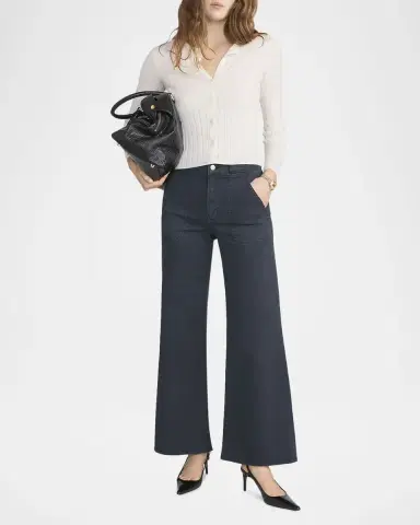 FRAME The Modern Pocket Wide-Leg Pants | Thumbnail 2 FRAME The Modern Pocket Wide-Leg Pants | Thumbnail 2
