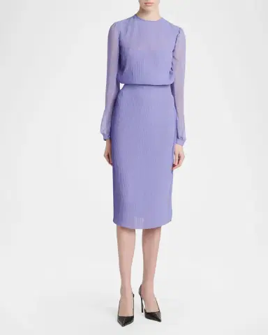 TOM FORD Pervinca Ribbed Midi Dress | Thumbnail 2 TOM FORD Pervinca Ribbed Midi Dress | Thumbnail 2