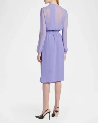 TOM FORD Pervinca Ribbed Midi Dress | Thumbnail 3 TOM FORD Pervinca Ribbed Midi Dress | Thumbnail 3