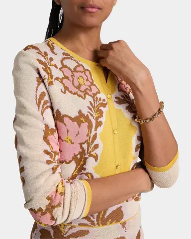 MISA Los Angeles Kenna Floral Knit Cardigan | Thumbnail 5 MISA Los Angeles Kenna Floral Knit Cardigan | Thumbnail 5