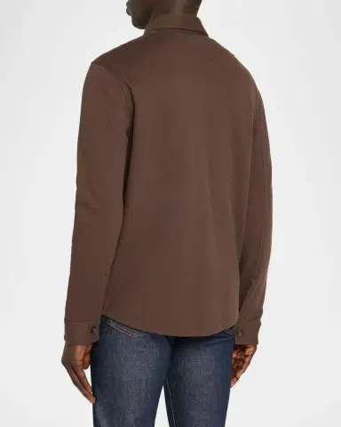 Vince Men 's Solid 4-Pocket Shirt Jacket | Thumbnail 3 Vince Men 's Solid 4-Pocket Shirt Jacket | Thumbnail 3
