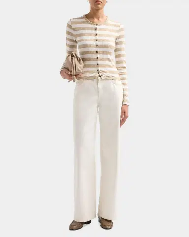 rag & bone Striped Rib-Knit Cardigan | Thumbnail 2 rag & bone Striped Rib-Knit Cardigan | Thumbnail 2
