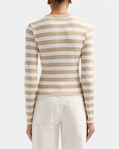 rag & bone Striped Rib-Knit Cardigan | Thumbnail 4 rag & bone Striped Rib-Knit Cardigan | Thumbnail 4